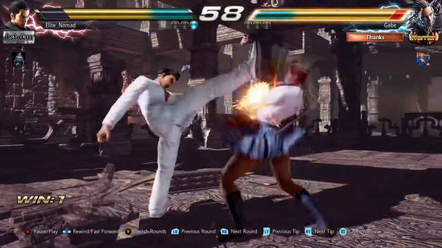 Tekken 7 Kiryu Kazuma vs School Girl Raven смотреть онлайн