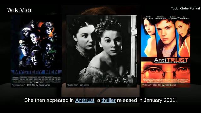 CLAIRE FORLANI - WikiVidi Documentary смотреть онлайн