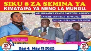 Day4_SEMINA KINYEREZI TANZANIA NA ASTON ADAM MBAYA|Chumba cha waliofanya biashara haramu