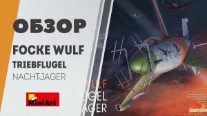 Focke-Wulf Triebflugel Nachtjager - немецкий ночной охотник - модель Miniart