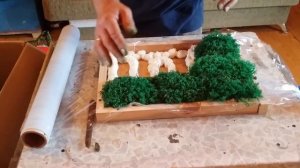 Панели из стабилизированного мха