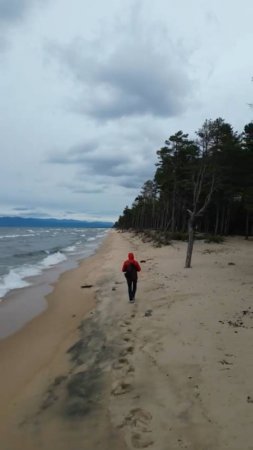 Баргузинский залив Байкала, Усть-Баргузин / Республика Бурятия | #drone #байкал @уфимец