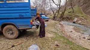 rural life .  Village women in Iran are preparing for Nowru
