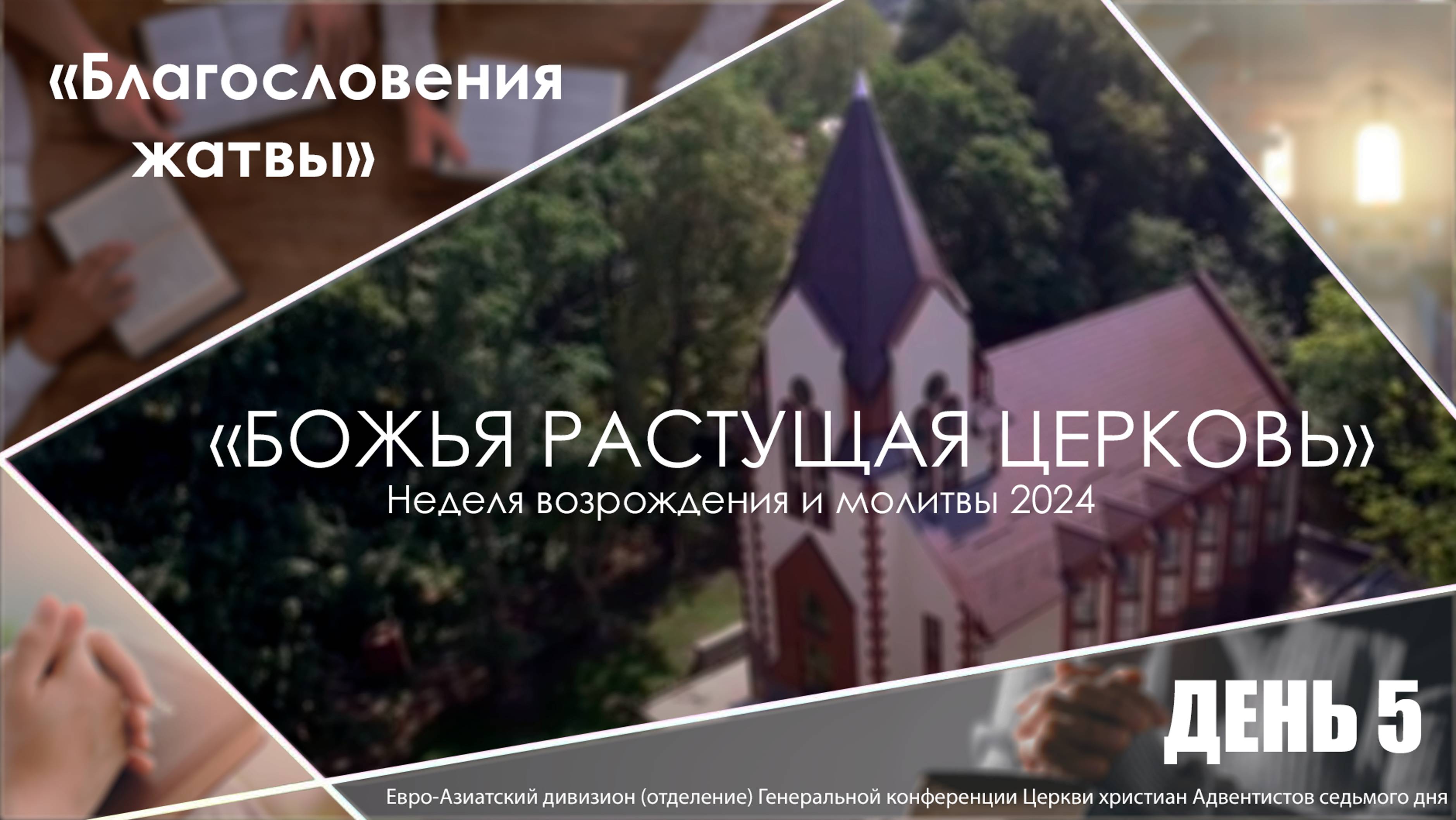 #05 «Благословение жатвы» | Неделя возрождения и молитвы | Бучнев В.В.