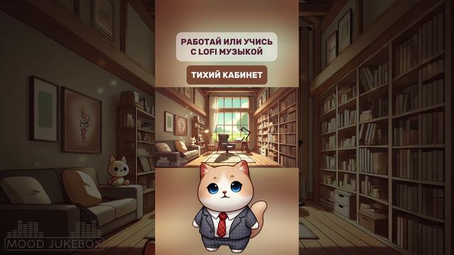 Работай или учись с Lofi музыкой в тихом кабинете 🤫 #lofiмузыка #музыкадляработы #музыкадляучебы