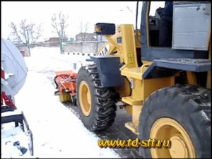 Щетка на фронтальный погрузчик