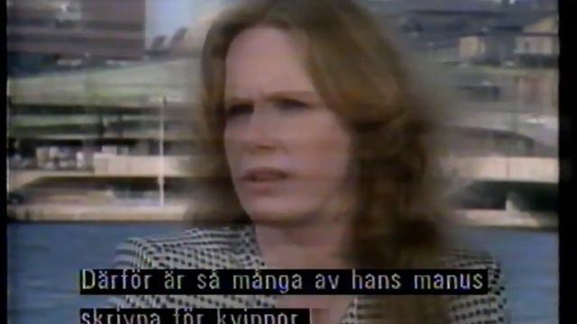 Max von Sydow, Bibbi Andersson & Liv Ullman om Bergman -  Good Morning America in Sweden 17 May 198