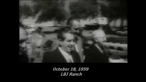 October 18, 1959 - Mexican President Adolfo Lopez Mateos visits Senator Lyndon B. Johnson