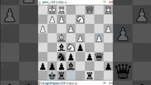 Blitz Chess 041#- Queen Pawn Game: Krause Variation!!