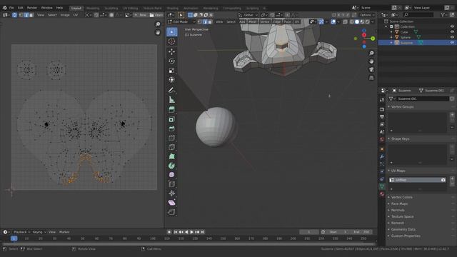 Blender To Unreal Engine 4 For Vr - Part 06- Uv Layout Made Easy!