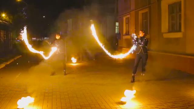 Огненное фаер шоу Ростов смотреть онлайн