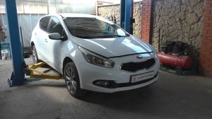 Замена опорных подшипников передних стоек на Kia Ceed 1,6 Киа Сид 2012