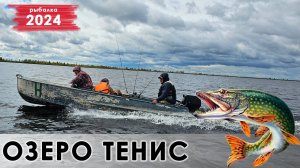 Рыбалка на спинниг на озере Тенис Новосибирская область 2024