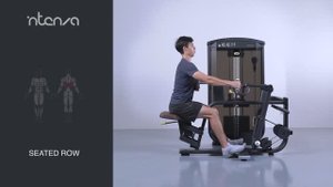 Силовой тренажер INTENZA "Гребная тяга сидя" EL-10