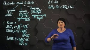 10. Свойства солей с точки зрения теории электролитической диссоциации. 9 класс.