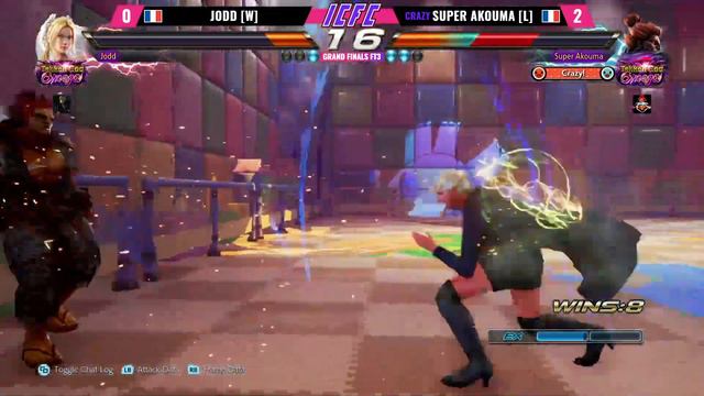 SuperAkouma (Akuma) vs. Jodd (Nina) Grand Finals - ICFC EU Tekken 7 Fall 2022 Week 4 смотреть онлайн