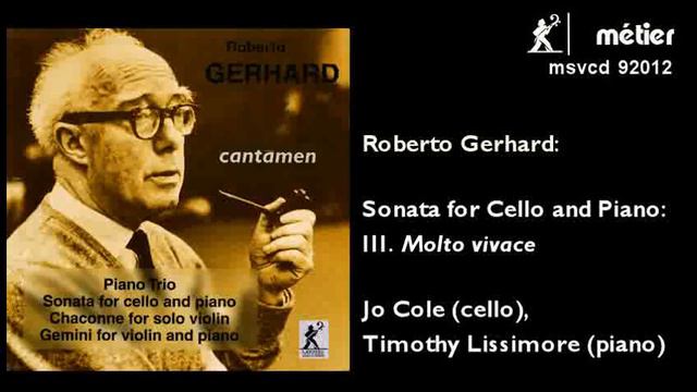 Roberto Gerhard - Cello Sonata смотреть онлайн