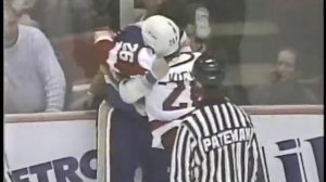 Todd Ewen vs Joey Kocur - Oct 14, 1988