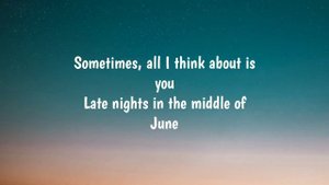 Glass Animals - Heat Waves (lyrics + slowed + reverb)