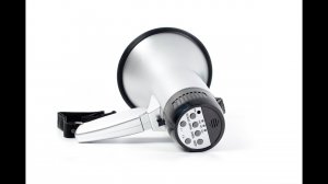 Электромегафон TerraSound ЭМ10сза серебро