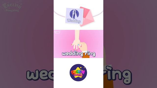 Kids vocabulary - Wedding