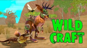 Играем за льва и кенгуру, разговорное видео и геймплей  WildCraft