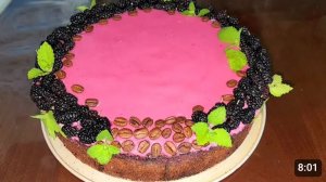 КОФЕЙНЫЙ ПИРОГ С ШЕЛКОВИЦЕЙ.🥧🍰😋