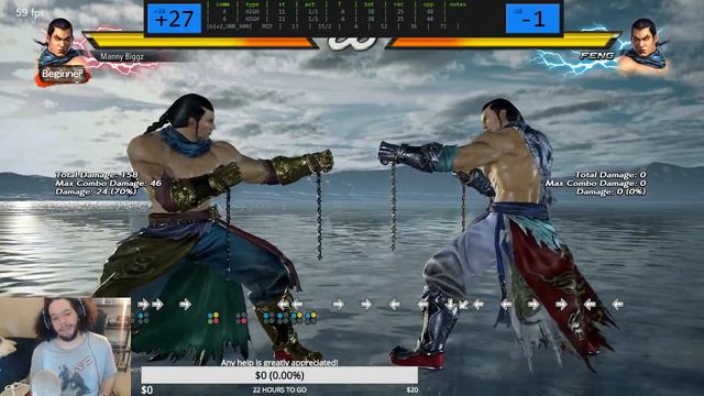 Tekken 7 - Feng Move List Review Part 1 смотреть онлайн