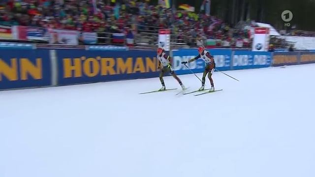 Pokljuka-2016. Laura Dahlmeier in women's relay смотреть онлайн