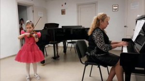 Ефименко Ульяна, 6 лет, Ван Дер Вельц "Вариации на тему французской народной песни"