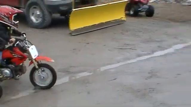 Cutter the 25 month old dirt bike rider