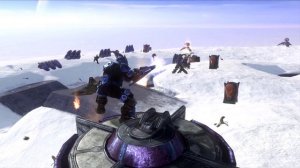 FLOOD Invasion on Covenant Base - HALO 3 NPC Wars #20
