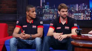 The Noite (03/10/14) - Entrevista com Lucarelli e Lucão, da seleção brasileira de vôlei