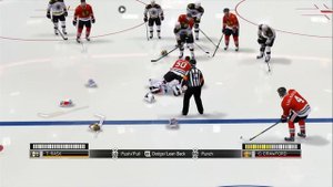 NHL 14 Goalie Fight!