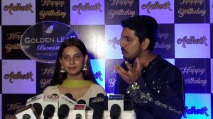 Alice Kaushik with Kansas dillon Interview At Adhvik Mahajan Birthday Celebrations Party