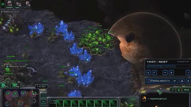 SC2 стрим 1 - Ворон Раш / Равен Раш / Raven rush / TvZ смотреть онлайн