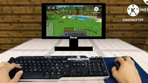 Realistic minecraft angry steve plays block world 3d and BSOD