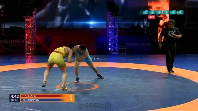 Жигер Закиров - Гойти Дазаев, вольная борьба против ММА. Схватка по правилам вольной борьбы