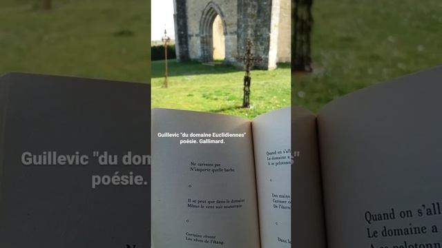 Guillevic "du domaine Euclidiennes" poésie. Gallimard. lu par Renaud Allirand (3)