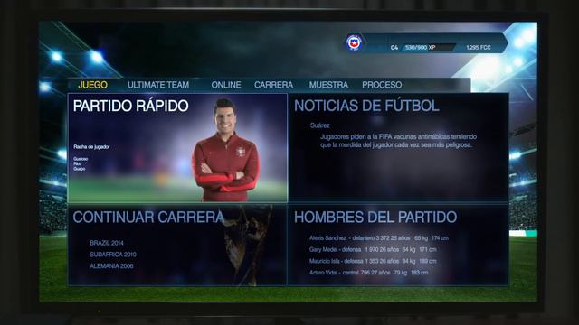 Kramer imitando a Alexis Sánchez, Messi y Cristiano Ronaldo смотреть онлайн