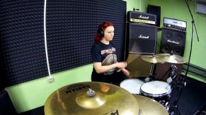 Amorphis "House of Sleep" (Drum cover by Оля Баранова)