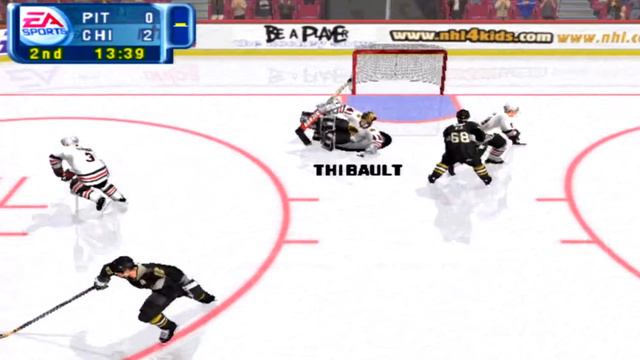 NHL 2001 Gameplay Chicago Blackhawks vs Pittsburgh Penguins смотреть онлайн