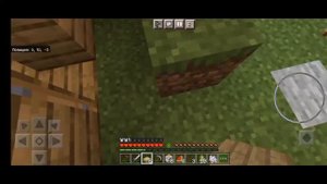 Один блок. Достроил дом, встретил лису. Виживание в Майнкрафт Пе. Minecraft Pe 1.18.30