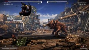 Mortal Kombat XL скорпион против саб зиро