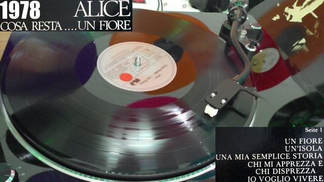 Alice 1978 Cosa Resta....un Fiore VINYL DISK Side 1