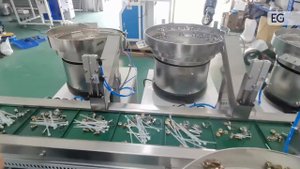 Счётно-фасовочная машина для упаковки метизов TY-320-4P (с конвейером)