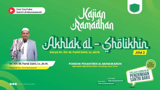 Salinan dari Kajian Kitab Akhlak Al Sholikhin J.2 oleh DR KH M Farid Zaini, Lc, M Hi смотреть онлайн