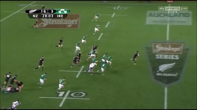 Julian Savea sensational debut for New Zealand смотреть онлайн