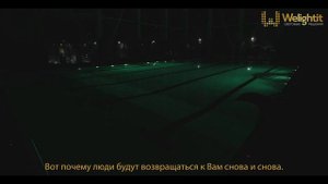 Освещение бассейна
