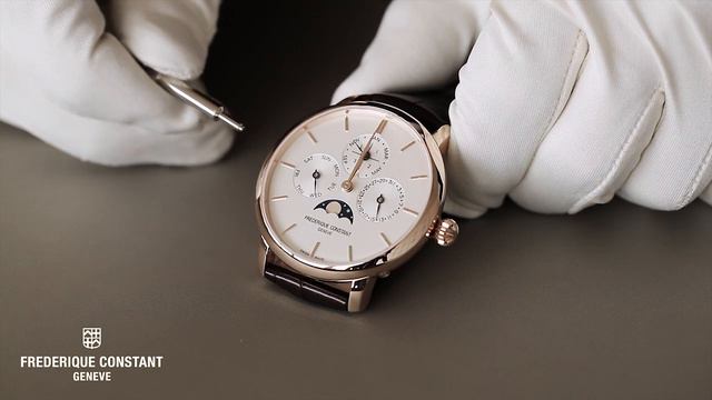 FREDERIQUE CONSTANT TUTORIAL ¦ THE SLIMLINE  PERPETUAL CALENDAR MANUFACTURE